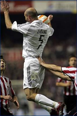 zidane en action